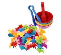 TOYANDONA Rainbow Counting Animal for Preschool Soft Ocean Creatures Educational Learning for Color Recognition Imagination and Early Math Development