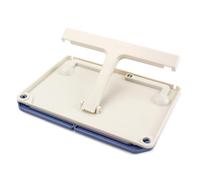 TOYANDONA Reading Rack for Students Music Stand Folding Design Abs Book Holder Music Holder Fixed Arms Clamp for Books and Documents Adjustable for Thicknesses