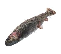 TOYANDONA Realistic Fish Plush Pillow for Soft Fluffy Throw Cushion with Lifelike Design Portable Animal for Travel Home Decor and Outdoor Fun