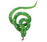 TOYANDONA Realistic Plush Snake Medium Soft Stuffed Animal with Detailed Texture for Party Decoration and Prank Props Lifesize Fake Snake Prop for Festival Fun and Scary Gifts