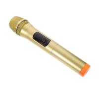 TOYANDONA Realistic Pretend Microphone Prop for Vivid Simulated Stage Performance Mic Model Portable for Role Play Communication Skill Development Outdoor Party Accessory