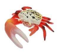 TOYANDONA Realistic Simulation Crab Model Compact Ocean Animal Figurine for Home Aquarium Office Decor Educational Playset for Friends Interactive Games