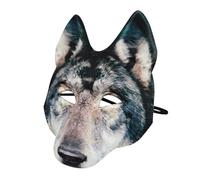 TOYANDONA Realistic Werewolf Mask for Halloween Parties Adjustable Headband Animal Cosplay Mask Comfortable Scary Wolf Head Cover for Adults for Masquerade and Costume Dress Up