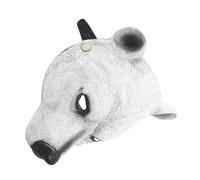 TOYANDONA Realistic with Striking with Adults Bear for White Mask Elastic Polar : Fit and Comfortable Pu Material, Prop Appearance and Visual for Carnival and Festive Celebration Costume