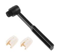 TOYANDONA Record Player Needle Replacement and Stylus Brush Set for Turntable Vinyl Players with Red Gem Tip Aluminum Rod Needles, Compatible Phonograph Parts for Vintage Audio Maintenance