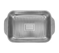 TOYANDONA Rectangular Stainless Steel Baking Tray Deep Roasting Pan for Fish with Versatile Heating Methods and Easy to Clean Surface, for Roasting and Creative Cooking the Oven