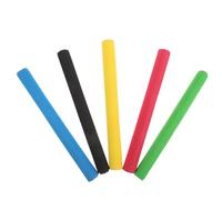 TOYANDONA Relay Race Sticks Enhances Grip Stability Anti-skid Lightweight 5pcs Sponge Soft Foam Grip and Cushions Impact for Track and Field Outdoor Sports Activities for Elementary School