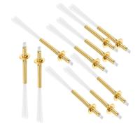 TOYANDONA Replaceable Oil Lamp Wicks Versatile Design 10pcs Alloy and Fiber Material with Extended Use Duration for Kerosene Lamp and Alcohol Burner for Lighting and Experiment Use