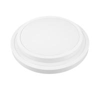 TOYANDONA Replacement Shade for Ceiling Fan Flat Round Acrylic Lamp Cover with Doublelayer Structure, High Light Transmittance, Easy to Maintain, White Globe Design for Home and Dining Areas