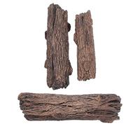 TOYANDONA Reptile Accessories 6Pcs Artificial Tree Stump Simulation Lifelike Small Resin Driftwood Branch Model Photo Prop Sand Table Terrarium Craft Ornament for Home Shop Home Decor