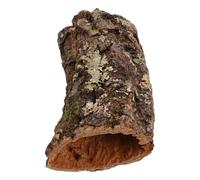 TOYANDONA Reptile Hideout Artificial Birch Log Shelter Hollow Tree Trunk Ornament for Terrarium, Small 7-8cm Diameter Lizard and Snake Cave Suitable for Reptile Tanks and Habitat Decor