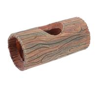 TOYANDONA Reptile Hideout Cave Cups Creative Resin Tree Trunk Decor for Leopard Geckos Crabs Aquarium Habitat Unique Climbing Toy and Safe Resting Place