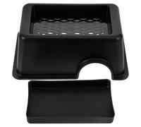 TOYANDONA Reptile Hideout Cave Large Sturdy Plastic Shelter Leopard Print Comfortable Resting Spot for Geckos and Snakes Indoor Enclosure Accessory