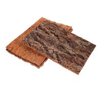 TOYANDONA Reptile Tank Tree Bark Platform 3Pcs, Natural Material Climbing and Hiding Background for Lizards, Spiders, and Small Pets, 30X20Cm, Light Brown