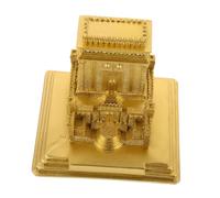 TOYANDONA Resin Craft Jerusalem Temple Model Sculpture Compact Holy Sepulchre Desktop Decoration Sturdy and Unique Religious Figurine for Home and Office Display