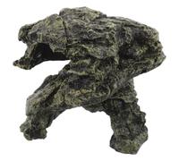 TOYANDONA Resin Turtle Basking Platform and Hideout with Natural Rock Formation Design, Sturdy and Safe Reptile Tank Accessory for Bearded Dragon and Frog, for Aquarium or Turtle Tank