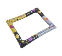 TOYANDONA Retirement Inflatable Photo Frame Lightweight PVC Selfie Picture Booth Prop Party Ornament for Farewell Celebration and Photo Fun