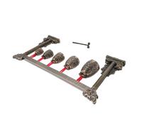 TOYANDONA Retro Chimes Handbells Vintage Bell Design Percussion Instrument for Indoor Chime Music Hanging Decor for Home Teaching Simulation