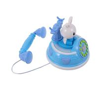 TOYANDONA Retro Electronic Rotary Phone with Interactive Props Simulated Landline for Roleplay Communication Skills Training Language Development Multiple Play Scenarios