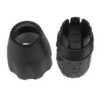 TOYANDONA Reusable Black Fan Thread Coupling Nut for Electric and Pedestal Fans Height Adjustment Accessory Plastic Material Fits 32mm Outer and 22mm Inner Tubes
