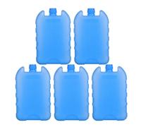 TOYANDONA Reusable Ice Packs Cooler Blocks 5pcs Easy Maintenance Flexible PE Material Blue for Lunch Boxes and Air Cooler Fans for Hot Summer Days and Warm Indoor Spaces