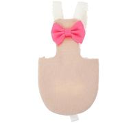 TOYANDONA Reusable Parrot Diaper Clothes Washable Flight Bird Nappies Suit Soft Breathable Fabric Lightweight Bird Diaper for Outdoor Use, Size 2Xl Pale Pink