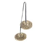 TOYANDONA Rhythm Cymbal Bell Made of Quality Copper for Meditation Yoga and Religious Ceremonies Vintage Design Easy to Play for Occasions