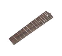 TOYANDONA Rosewood Ukulele Fingerboard Replacement with 15 Frets for Soprano and Tenor Folk Guitars, Lightweight Design and Comfortable Grip, for Ukulele Fretboard Restoration and DIY Repair