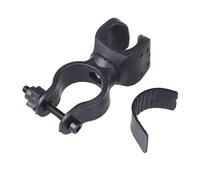TOYANDONA Rotating LED Flashlight Mount for Bike Handlebar Quick Release Clamp Holder for Flashlights Fits Bars Durable Black Design