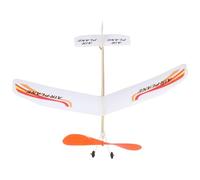 TOYANDONA Rubber Band Powered Airplane Model Kit for Boys Diy Assembly Small Indoor Outdoor Flying Glider Educational Toy