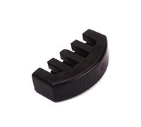 TOYANDONA Rubber Violin Practice Mute Protects Instrument from Scratch and Wear Black Easy to Fit on Bridge Suitable for Quiet Violin Practice