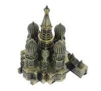 TOYANDONA Russian Kremlin Model Statue 1pcs Miniature Building Sculpture Desktop Decoration Tourist Souvenir Architectural Home Décor Accent