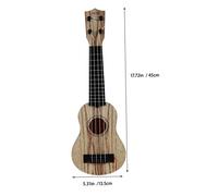 TOYANDONA S Ukulele Baroque Pearl White Lightweight Musical Instrument for Beginners Safe Guitar for Early Music Play and Creativity Development
