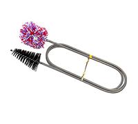 TOYANDONA Saxophone Cleaning Brush Double-ended Design for Wind Instrument Maintenance Includes Slim Cleaning Brush for Detailed Work for Instruments like Trumpet