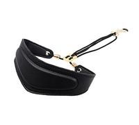 TOYANDONA Saxophone Neck Strap Leather Sax Belt Metal Hook Easy Install for Tenor Saxophone Players