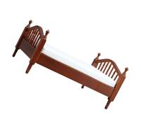 TOYANDONA Scale Dollhouse Bedroom Furniture White Bedding for Creative Pretend Play and Elegant Dollhouse Decoration