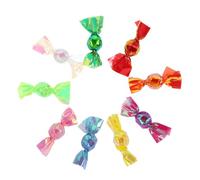 TOYANDONA Scale Mini Candy Model Bow Nail Charms Colorful Pretend Play Crafting Accessories for DIY Necklace Bracelet Earring Jewelry