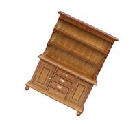 TOYANDONA Scale Mini Japanese Style Vertical Cabinet Model Wooden Dollhouse Furniture Ornament for Miniature House Decor Smooth Surface Miniature Craft for Realistic Dollhouse Landscaping