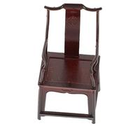 TOYANDONA Scale Traditional Chinese Red Sandalwood Style for Dollhouse Decor Micro Landscape DIY Photo Props Mini Furniture Model