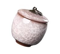 TOYANDONA Sealed Ceramic Pet Ash Jar for Dogs Elegant Bone Ash Cinerary Casket and Fading Design Keepsake for Pet Memorial Heartfelt Comfort