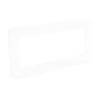 TOYANDONA Self Adhesive Wall Plate Acrylic 3 Gang Electrical Cover Light Switch Outlet Protector for Kitchen and Bathroom Living Space
