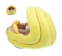 TOYANDONA Semi Closed Pet Sleeping Bed for Cats and Dogs Warm Cotton Nest with for Indoor Use Durable and Easy Clean Cat House Bed Winter Refuge for Kittens and Pets