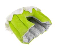 TOYANDONA Semi-enclosed Soft Pet Nest for Small Animals Warm Winter Guinea Pig Hideout Bed Washable Plush Cozy Bunny Suitable for Rabbits Rats Hamsters and Cats