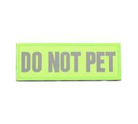 TOYANDONA Service Dog Patch Set for Harness with Reflective Hook and Loop Backing Do Not Pet Security Patch for Training Vest Removable Dog Harness Badge