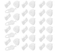 TOYANDONA Set of 36 Electrical Outlet Caps, Plastic Plug Socket Covers with Rounded Shape, Easy Installation, Designed to Reduce Risk of Electric Shocks and Block Entry of Fingers