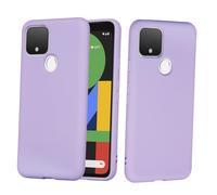 TOYANDONA Shockproof Liquid Silicone Case with Lanyard for Compatible Smartphone Full Coverage Tpu Shell with Microfiber Interior Precise Cutouts Drop Protection Light Purple