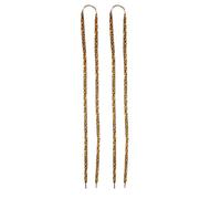 TOYANDONA Shoelaces that Prevents Coming Undone Flat 1 Pair Leopard Print Polyester Shoe Strings Stylish and Trendy Design and Is Resistant to Deformation for Athletic Shoes and Boots