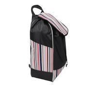 TOYANDONA Shopping Trolley Replacement Bag with Foldable for Heavy Duty Cloth Material and Dual Side Pockets, Enhanced Storage Capacity, Black Colour, Portable and Easy to Clean Grocery