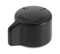 TOYANDONA Shower Diverter Valve Handle Replacement Knob for Bathroom Shower Head and Faucets, Matte Black Zinc Alloy with 4 Gears and 20-Tooth Spline, Wear Resistant Water Flow Control