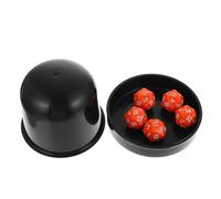 TOYANDONA Sided Dice with Dice Holder Party Game Props for Board Games and Truth Dare Fun Plaything for Family and Friends Unique Tabletop Gaming Accessory